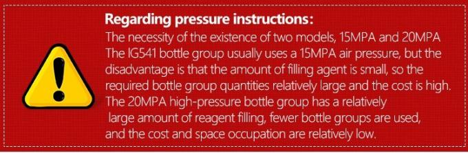 High Efficiency Fire Suppression System Automatic Fire Extinguisher Ig541 for Archives