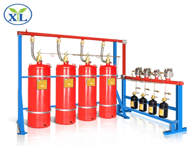 Multi-Zone Protection 120L Piped Network Stored Pressure FM200 Fire Suppression System