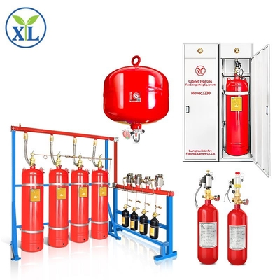 Fm200 Sistema antincendio Agente di pulizia antincendio Sistema Fm200 Estintore automatico per reti di tubi per telecomunicazioni R oom FM200 Sistema di soppressione dei gas di spruzzo antincendio