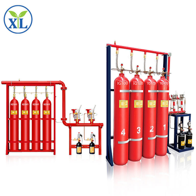 Inergen Gas Fire Suppression System Nitrogen Gas Designed Automatic Ig541 For Date Room