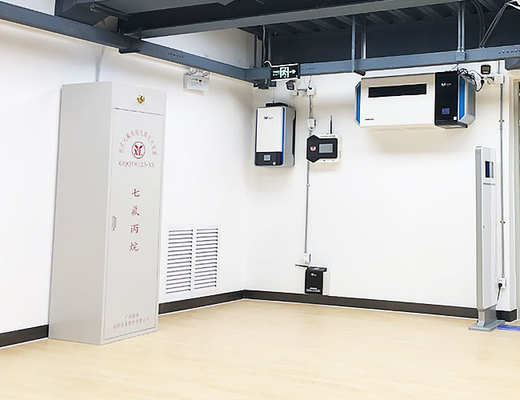 Fm 200 Agent Automatic Fire Gas Suppression System Metal Fire Cabinet Alarm System