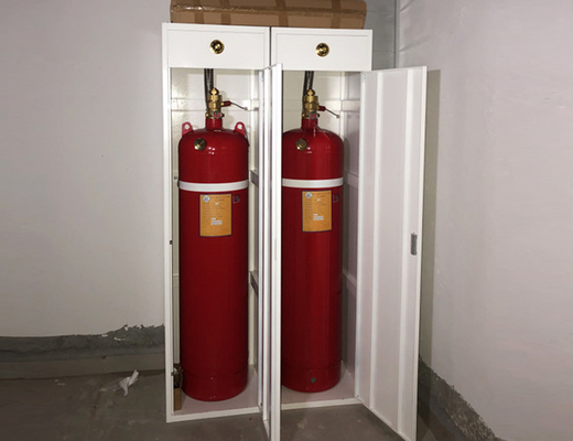 120L Fm200 Gas Fire Suppression System Flooding Gas Fire Protection Cabinets