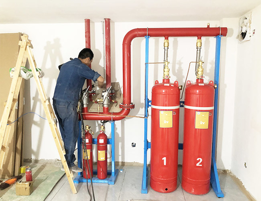 Replacement Fm 200 Fire System Flooding Extinguisher Without Pollution For Library