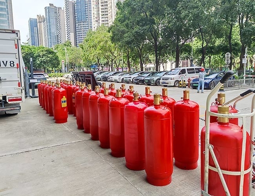 90L Hfc-227ea Gas Cylinder Fm 200 Fire Suppression System Gas