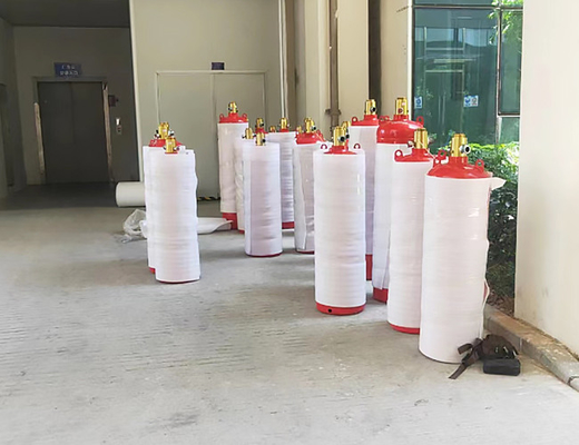 120L HFC-227ea Czyszczący środek System gaśniczy Fm 200 Cylindry z zbiornika Producent