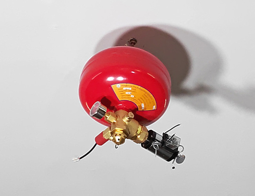 Suspended Electromagnetic Fire Extinguisher Fm200 Automatic Fire Alarm System Server Room