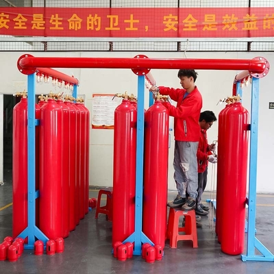 Piston Flow Fire System Clean Gas Fire Extinguisher Device IG541