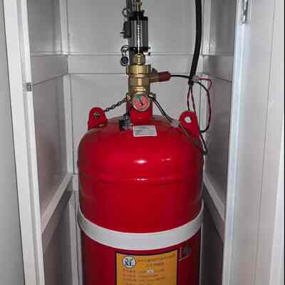 Filling Density 1120kg/M3 Cabinet FM200 Fire Extinguisher Without Pollution