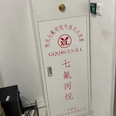 2.5Mpa 100L Quick Response Automatic FM200 Cabinet Fire Suppression System