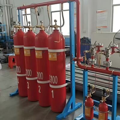 Pure Nitrogen Extinguishing Agent IG100 Fire Suppression System With No Atmospheric Impact
