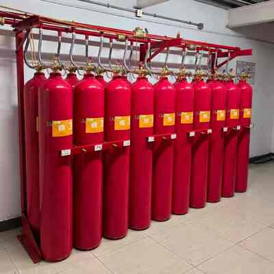 80L Discharge Time ≤60s IG541 Inert Fire Suppression System For Oil Depot